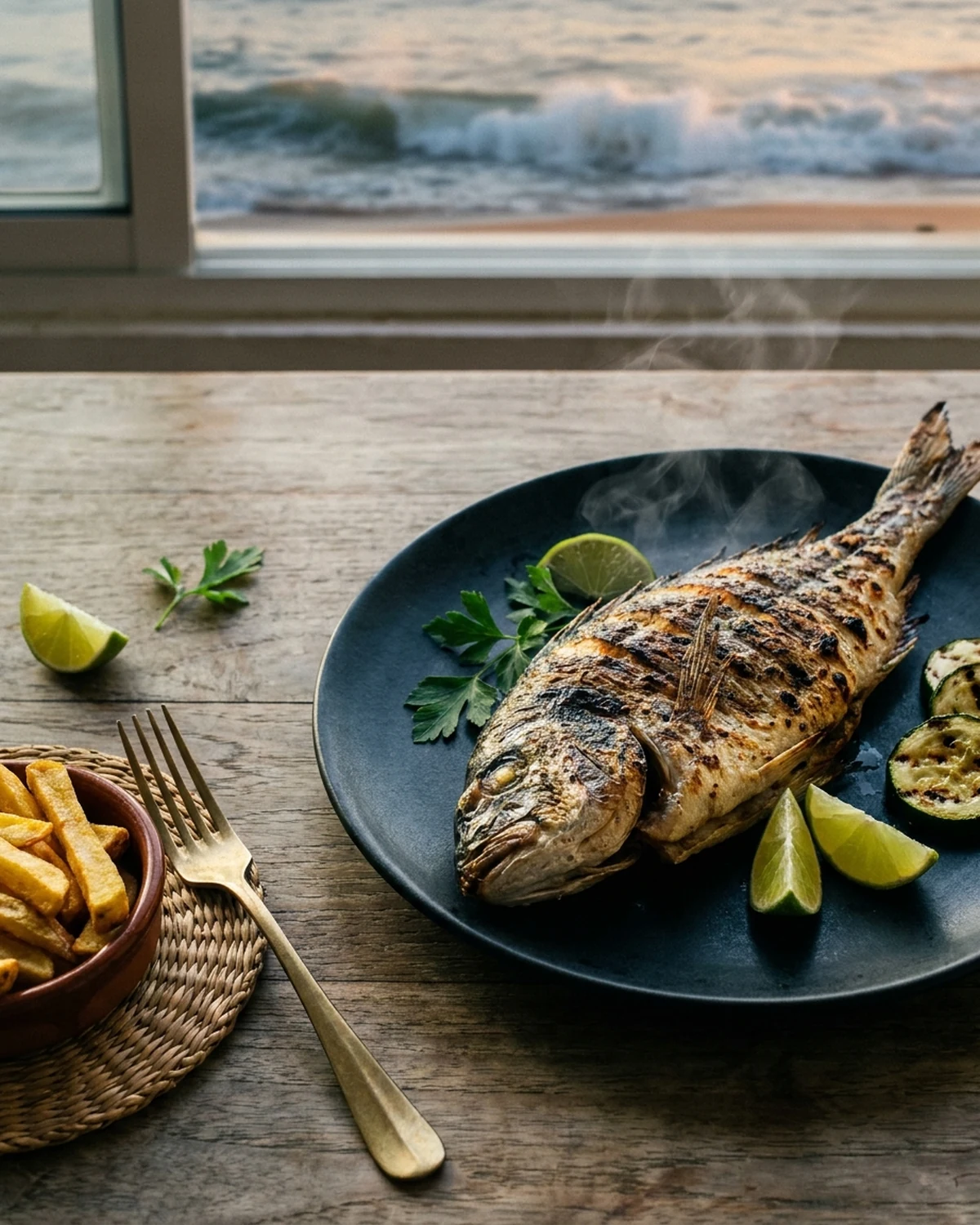 Poissons & viandes à la plancha — L'Odyssée Saly